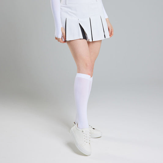 Black and White Golf Knee High Socks For Women(Made in Korea)
